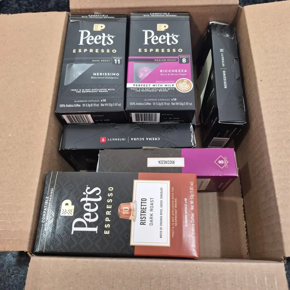 Peet's Coffee Nespresso Compatible Aluminum Capsules, 113 CT